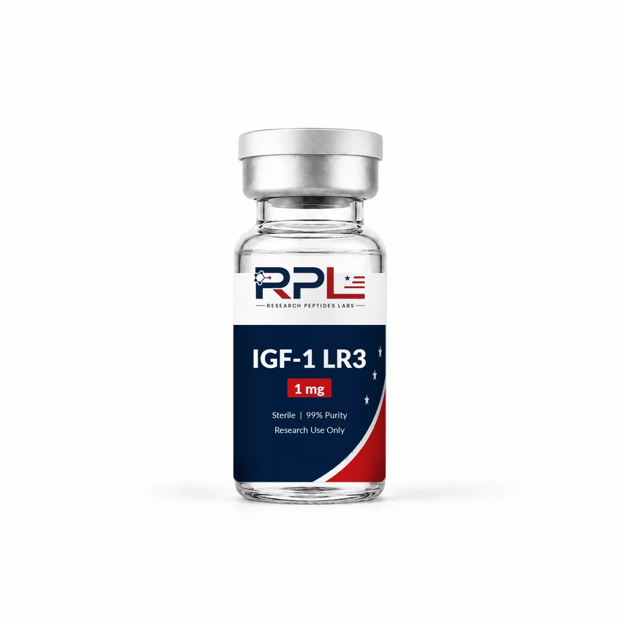 IGF-1 LR3 1 mg research vial by Research Peptides Labs