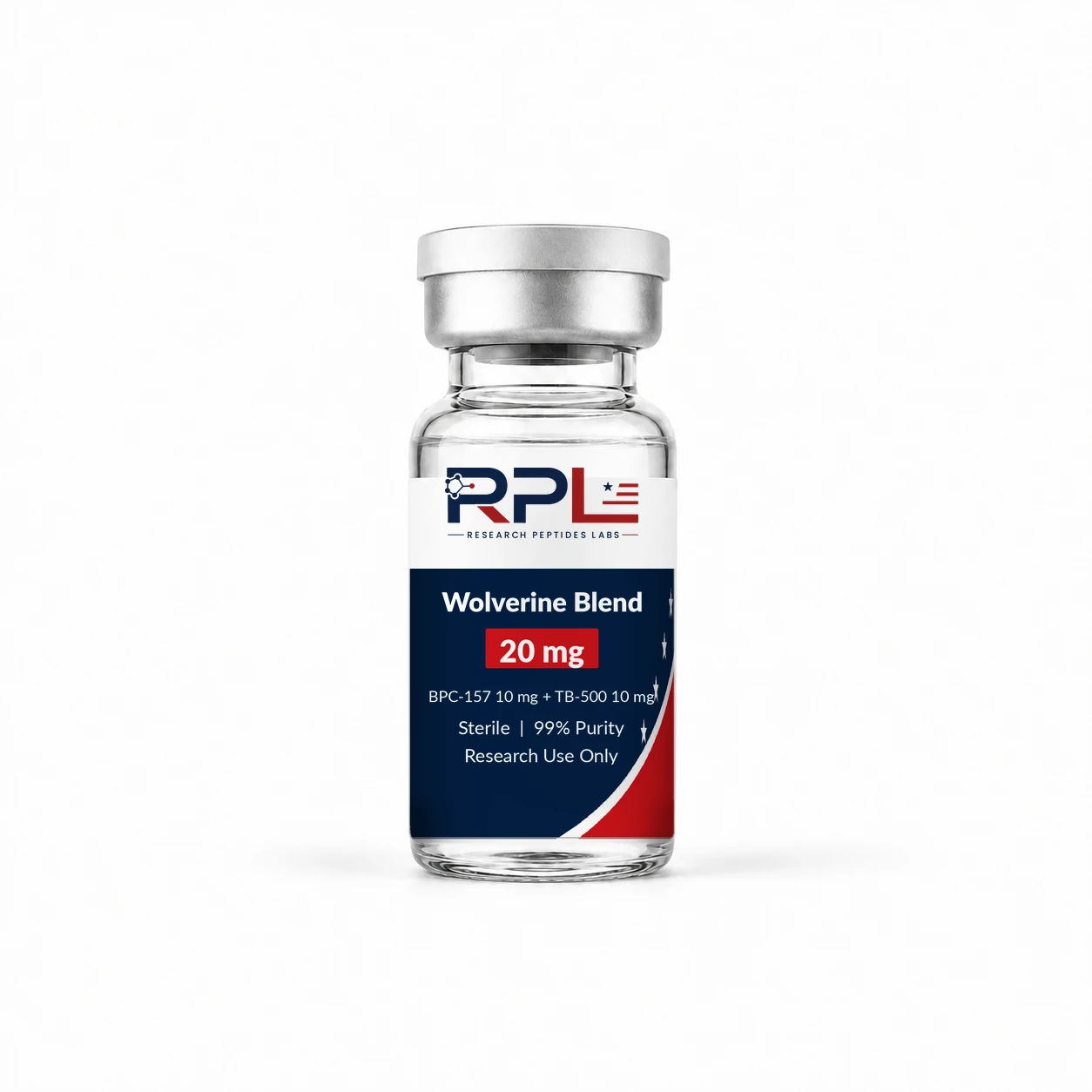 Wolverine Blend 20 mg research vial by Research Peptides Labs